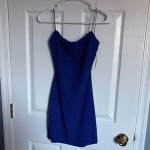 Windsor Glittering Navy Mini Dress